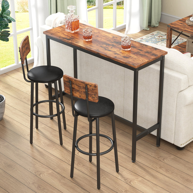 Vasagle alinru 2025 bar table set